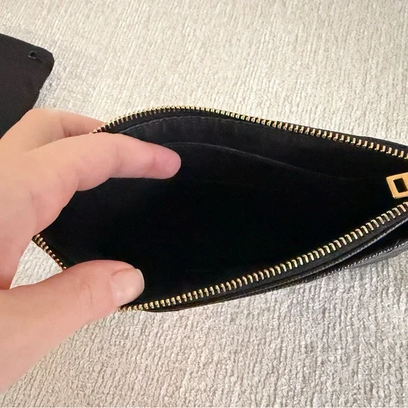 Saint Laurent Classic Black Pouch- Authentic - Picture 6 of 10